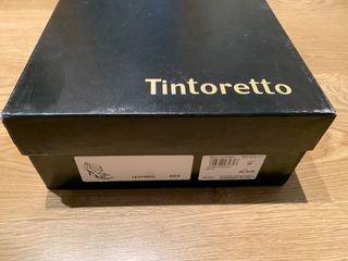 ZAPATOS DE FIESTA TINTORETTO ROJO BRILLO. TALLA 38
