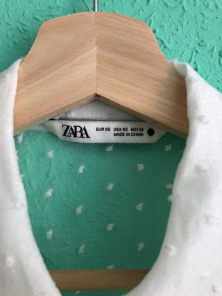 Blusa transparente de Zara