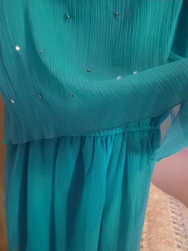 Vestido de gasita Berskha talla S= 10€