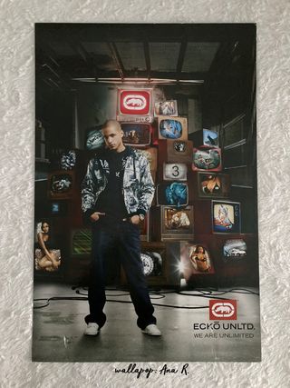 2 x carteles 60x40 promo G-Unit 50 cent Ecko Unltd