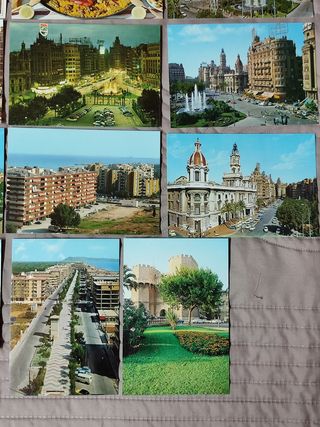 VALENCIA. Lote 20 postales antiguas, nuevas.