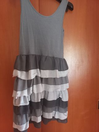 Vestido H&M gris