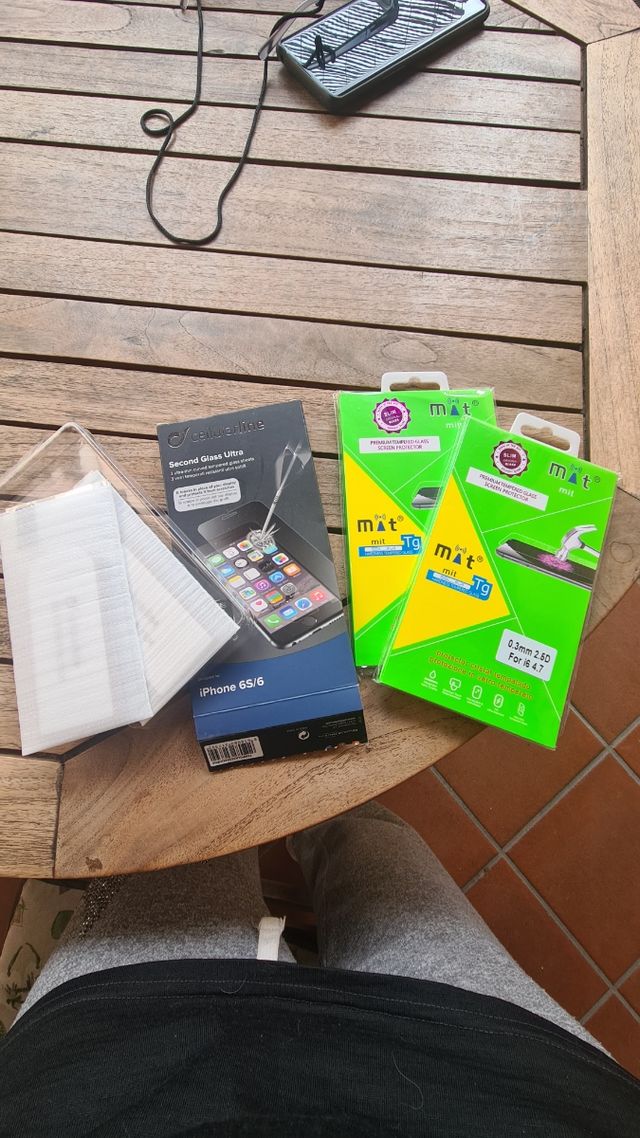 pellicola in vetro temperato per I Phone 6 e 6S