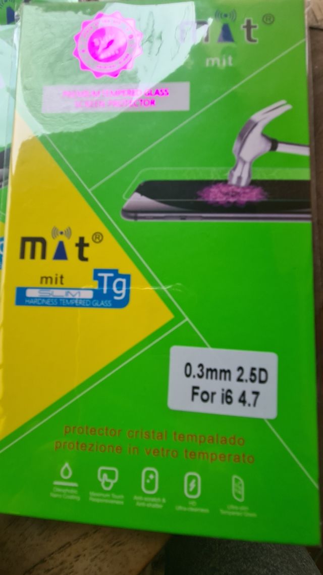 pellicola in vetro temperato per I Phone 6 e 6S