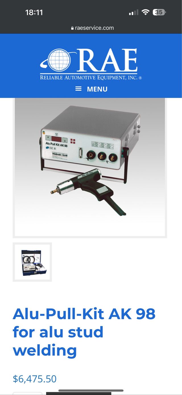 Máquina chapista coches alumínio