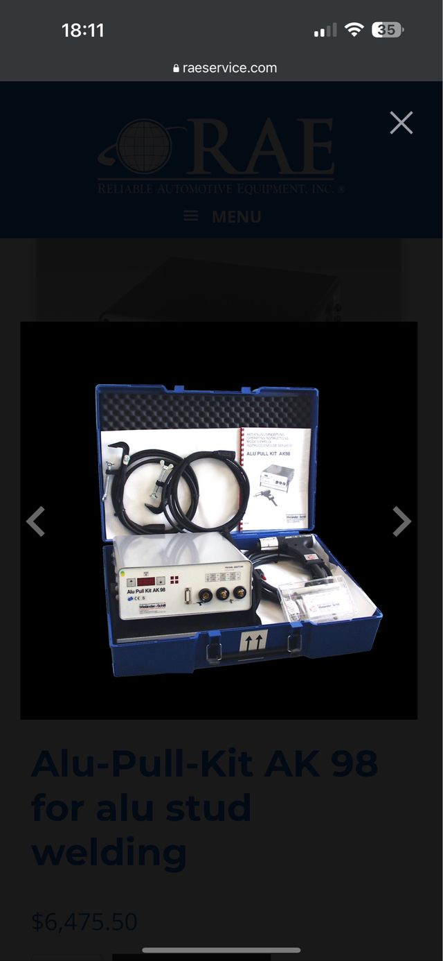 Máquina chapista coches alumínio