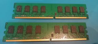 memorias de 2gb DDR2 pc2-6400 800mhz