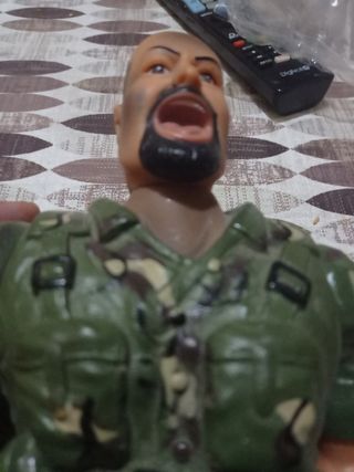 Antigua figura militar( sellado por artesano)