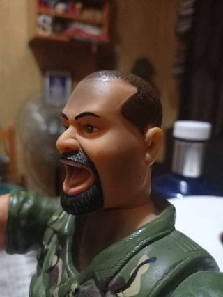 Antigua figura militar( sellado por artesano)