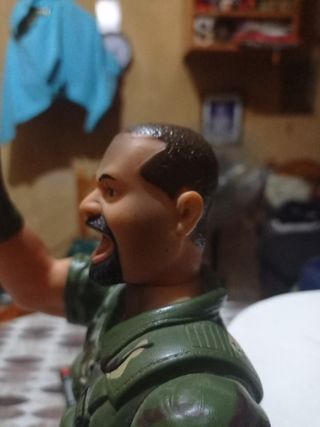 Antigua figura militar( sellado por artesano)