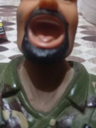 Antigua figura militar( sellado por artesano)