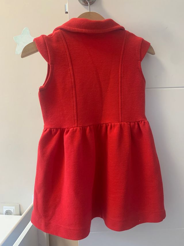 Vestido camisero corto para niña de Mayoral. 2 año