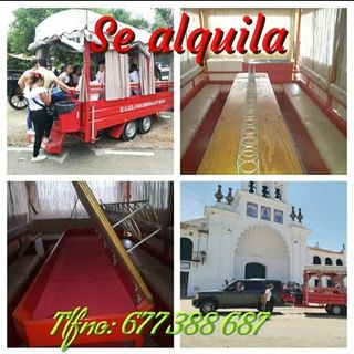 Alquiler batea Manolito para romerias 