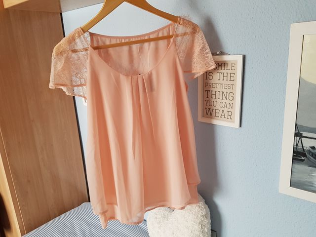 Camisa rosa empolvado