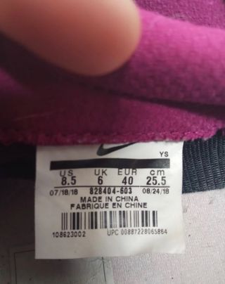 Zapatillas Nike fucsias