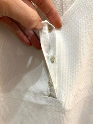 Blusa blanca Cortefiel