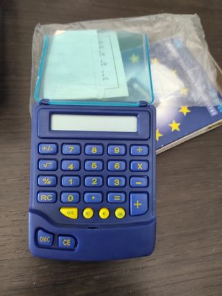 Calculadora científica casio+ calcd. euros regalo 