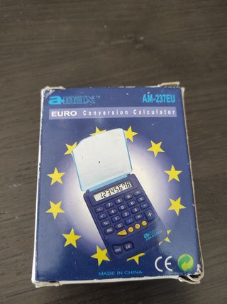 Calculadora científica casio+ calcd. euros regalo 