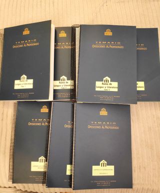 Temario oposiciones Secundaria Lengua castellana