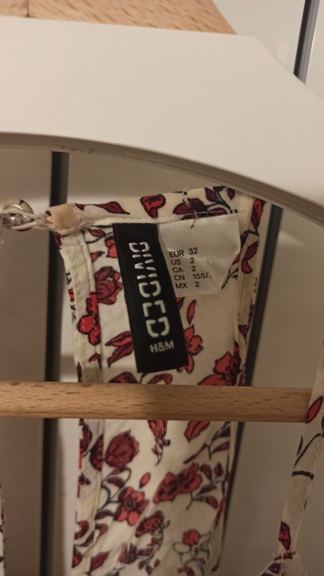 vestito lungo h&m taglia XXS spacchi laterali