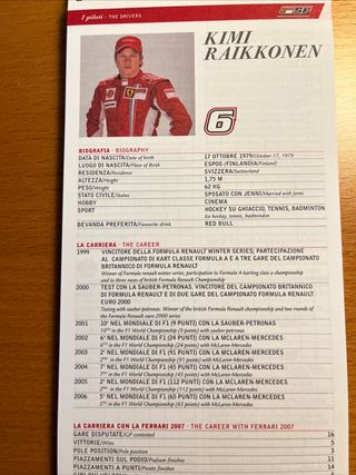 Media Book Scuderia Ferrari Brasile 2007