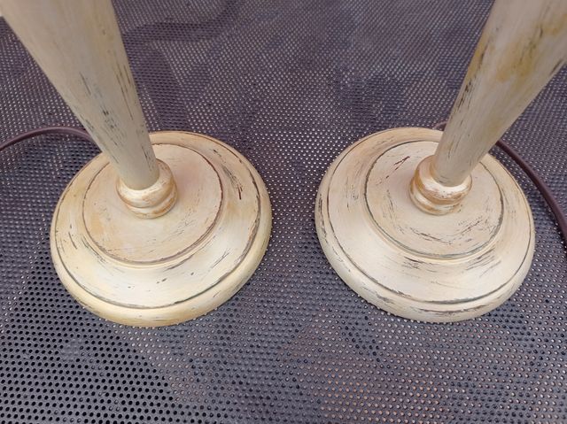 lamparas mesa madera