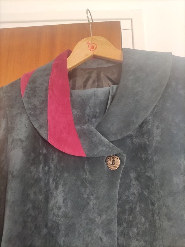 casaco comprido com calças conjunto marca turca