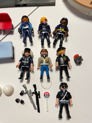 Playmobil Policia + Estacion tren