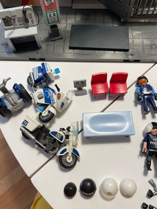 Playmobil Policia + Estacion tren