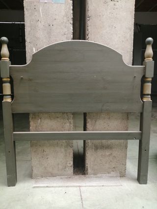 Dormitorio individual en madera de pino de 1990