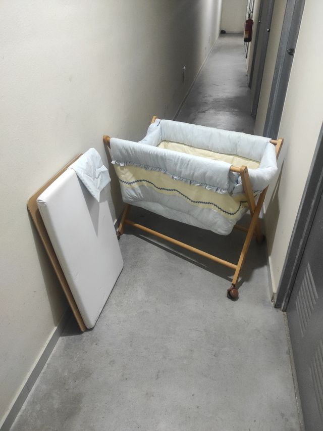 Minicuna plegable madera