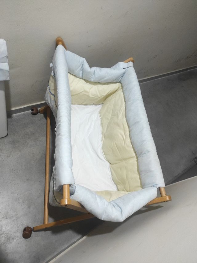 Minicuna plegable madera