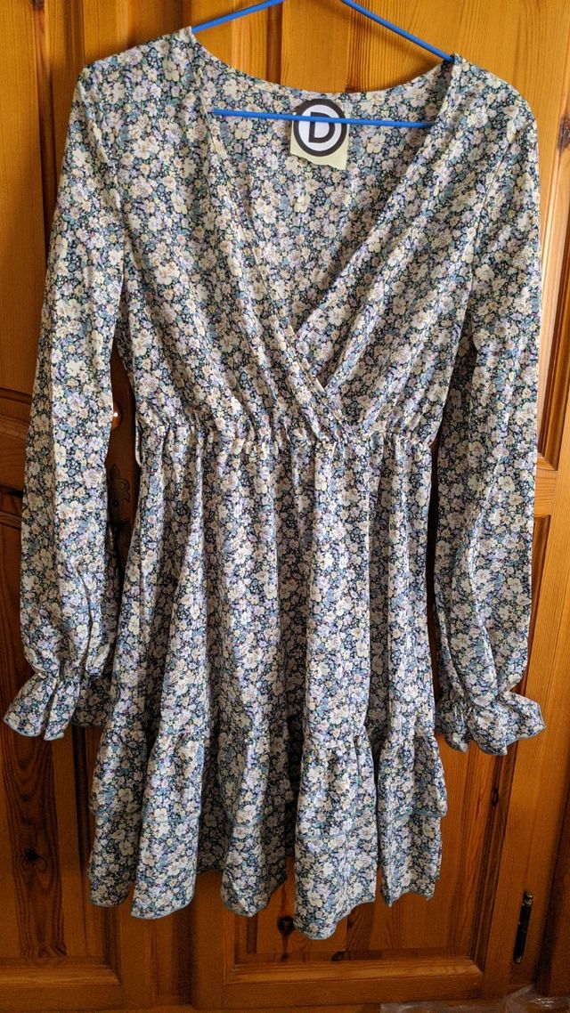 vestido estampado floral S