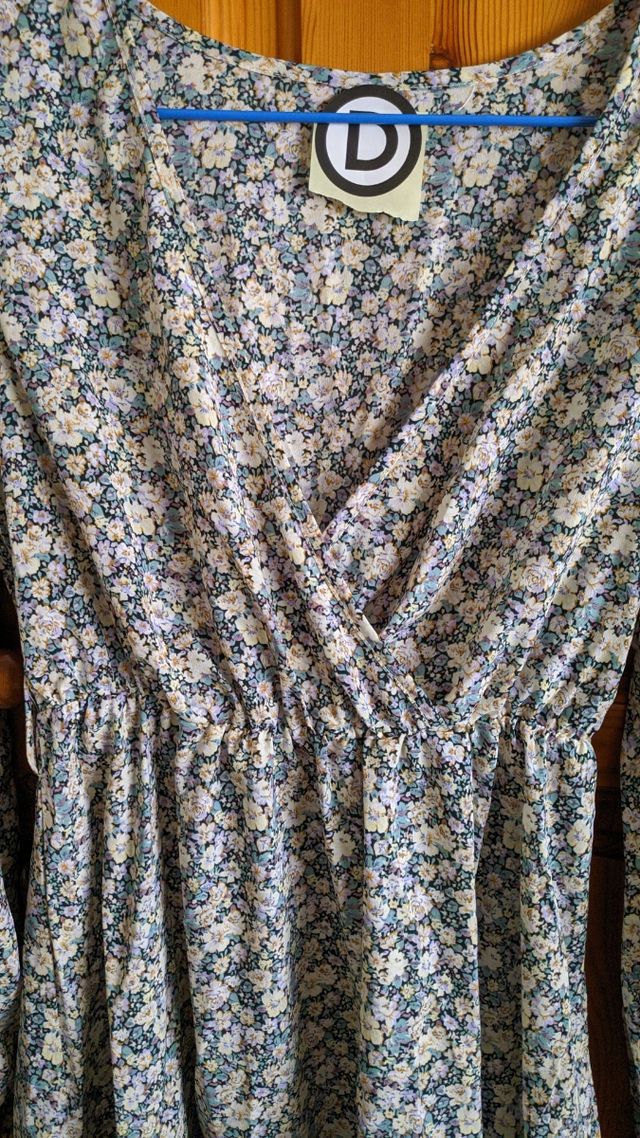 vestido estampado floral S