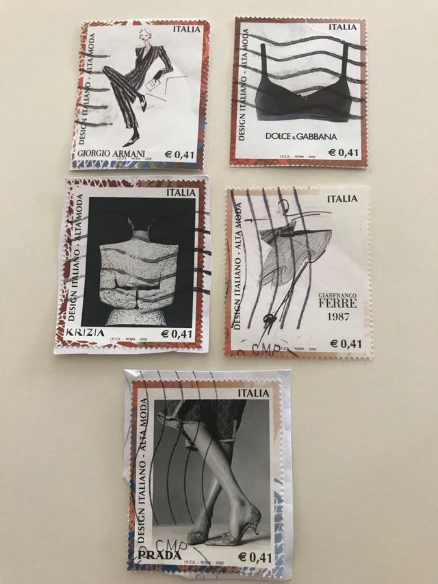 Francobolli Italia timbrati