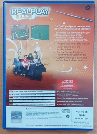 Due Giochi per PS2 - Warrior e Realplay Pool