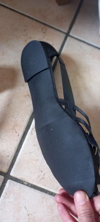 ballerine pelle nere 41 Pier One