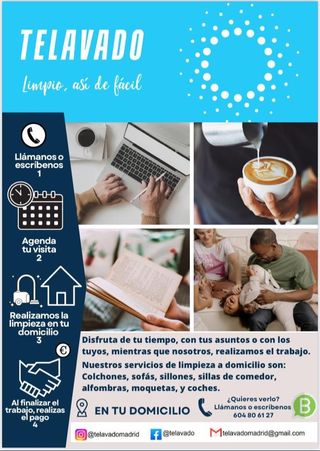 A domicilio lavado de coches y mobiliario casa