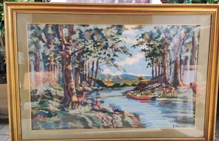 Quadro a mezzo punto f.to 70x100 