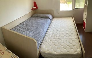 Conjunto de Cama + Nido + 2 colchones de 90 cm