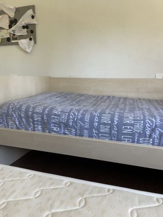Conjunto de Cama + Nido + 2 colchones de 90 cm