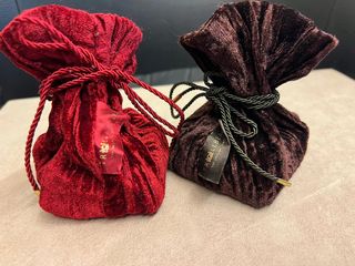 2 Sacchetti Portabracciali Trollbeads in velluto