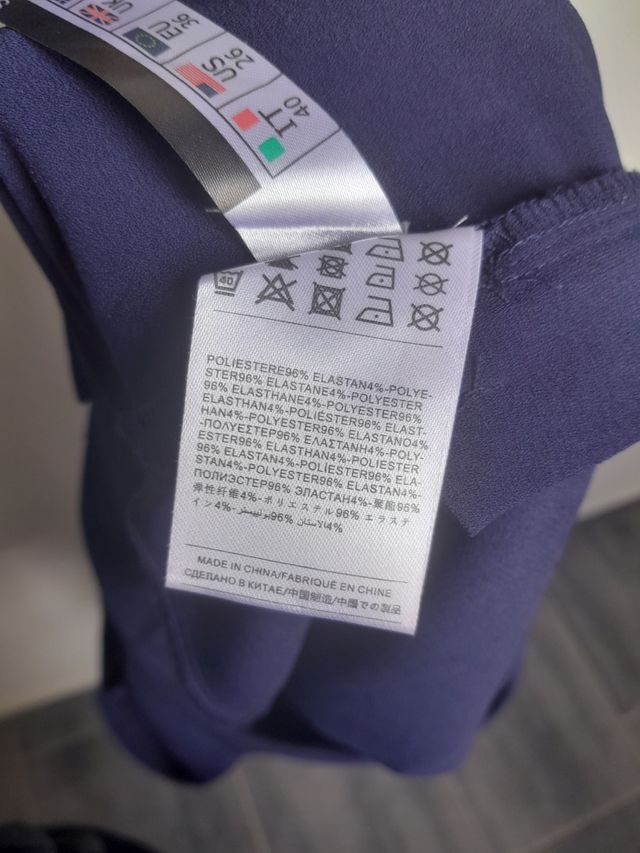 salopette elegante blu marino Silvian Heach