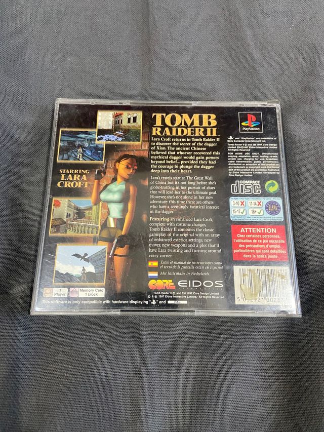 Tomb Raider 2 Play Station 1 (En Inglés)