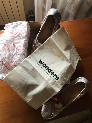 Wonders flex décolleté argento n. 39