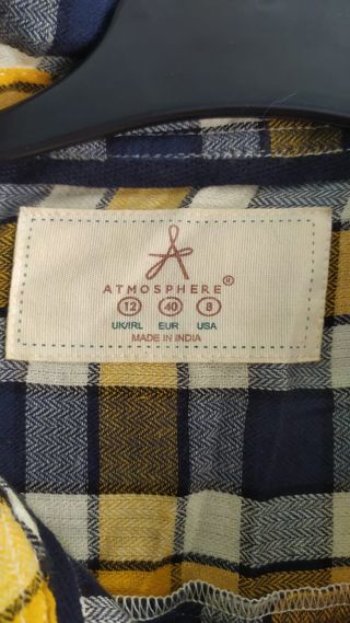Camisa de cuadros vintage