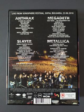 The Big 4 - Metallica Slayer Megadeth Anthrax