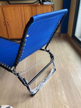 Tumbona playa o jardín outsunny