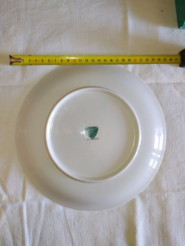 Piatto vintage porcellana Bavaria