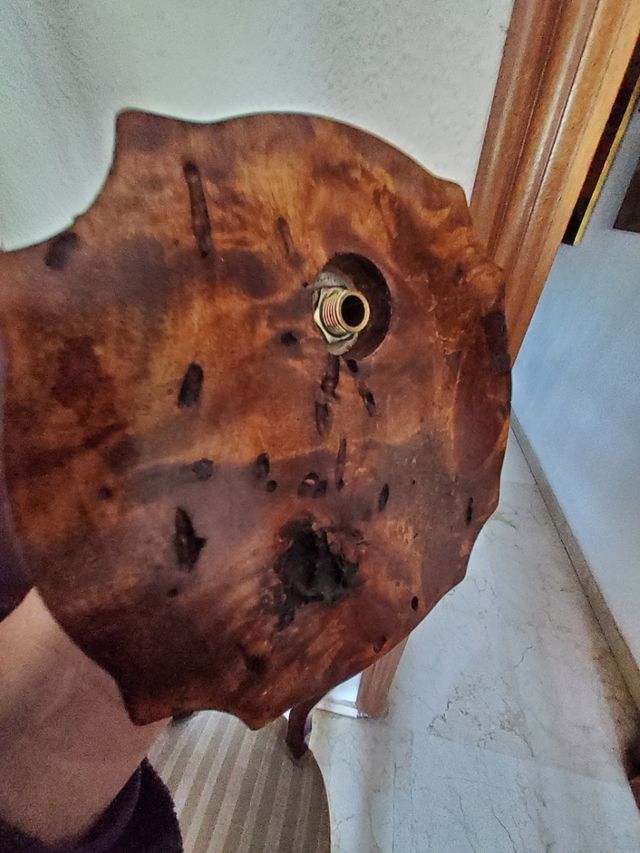 Reloj anticuario madera noble muy antigua